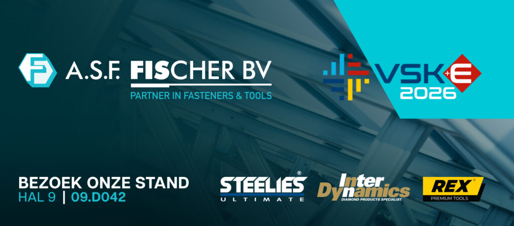 A.S.F. Fischer staat van 3 t/m 6 februari 2026 op de VSK-beurs. Registreer voor gratis toegang tot de beurs en ontmoet ons daar.